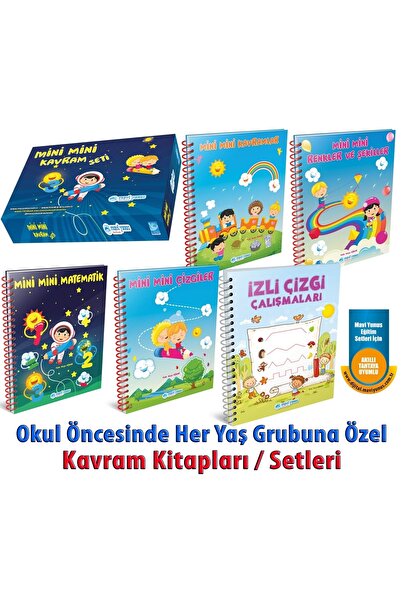 Mavi Yunus Yayınları Mavi Yunus Mini Mini Kavram Seti (3-4 YAŞ)