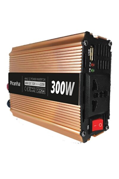 Piranha 12264 Power Inverter / Araç Içi 220v Dönüştürücü