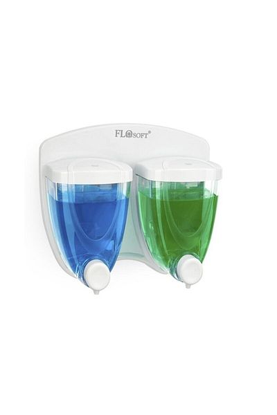 Flosoft F029 Μοντέλο Διπλός Διανομέας Υγρού Σαπουνιού και Πομπός Απολυμαντικού