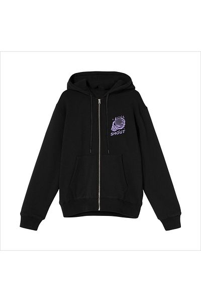 Shout Υπερμεγέθη Beyond The Epic Universe Unisex κουκούλα με φερμουάρ