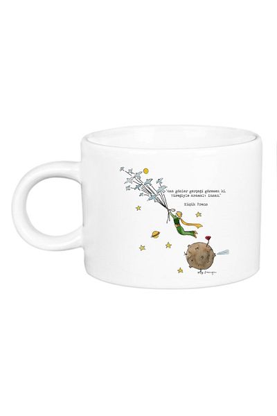 Öz Kupa Little Prince Porcelain Motto Cup