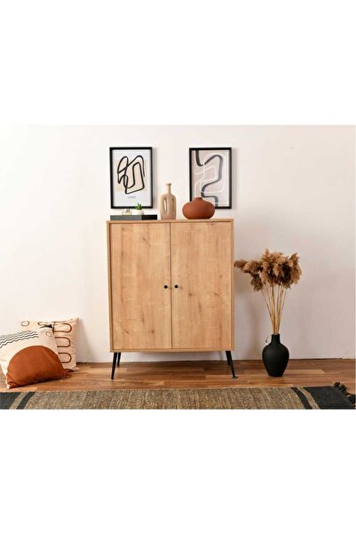 Genel Markalar Vega Ahşap Çok Amaçlı Dolap / Büfe Sade Modern Şık Tasarım %10...