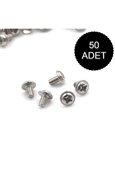 Universal Bilgisayar Kasası Anakart Cd- Kart Okuyucu-ssd Montaj Vidası 50 Adet