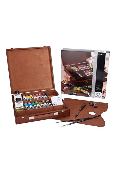Van Gogh Yağlı Boya Seti Inspiration Box 14x40ml + Aks. (ahşap Kutu)