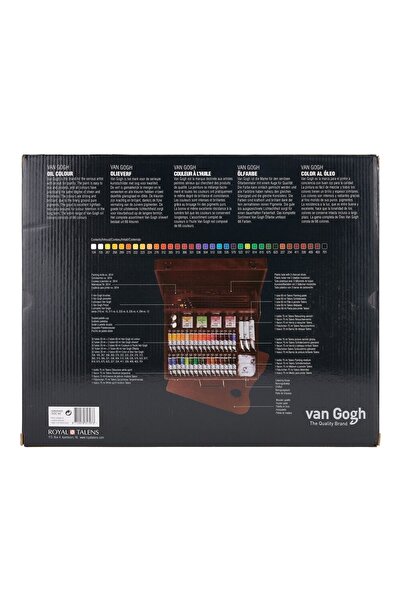 Van Gogh Yağlı Boya Seti Superior Box 32x20ml, 2x60ml + Aks. (ahşap Kutu)