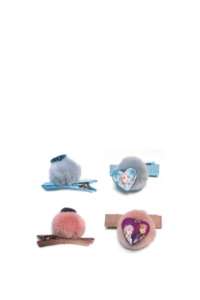 Disney Girl's Frozen Clip Pom Pom 4 Pack Spirits Buckle 44723