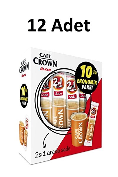 Cafe Crown 2 Si 1 Arada 10 Lu Multipack X12 Adet Toplam 120 Adet