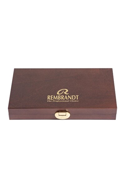 Rembrandt Profesyonel  Tüp Sulu Boya Seti Ahşap Kutu 12 Renk 5ml