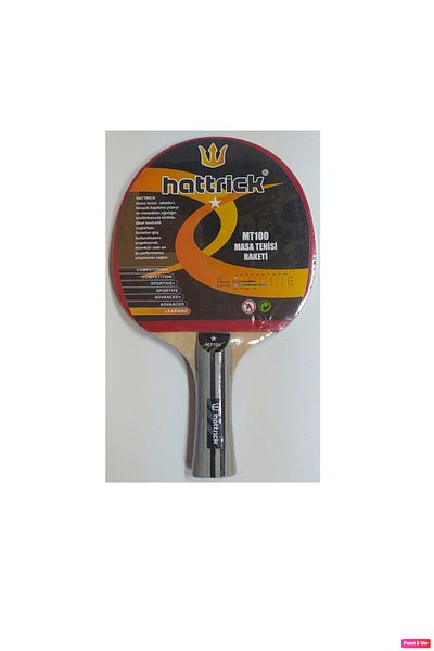 Hattrick Mt-100 1 Star Vacuum Packaged 1 Piece Table Tennis Racket