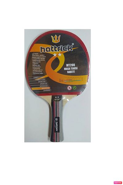 Hattrick Mt-200 2 Star Vacuum Packaged 1 Piece Table Tennis Racket