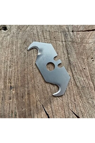 Ozs Maket Bıçağı Yedeği Halı Kesme Maket Yedeği Eğri Uç 10 Adet