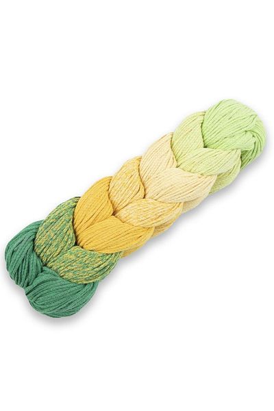 Spagettiyarn Macrame Ombre Lemon Hand Knitting Yarn