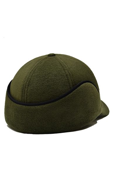 Modabay Men's Fleece Hat Khaki Eared Folding Warm Holder Model 0107-1898