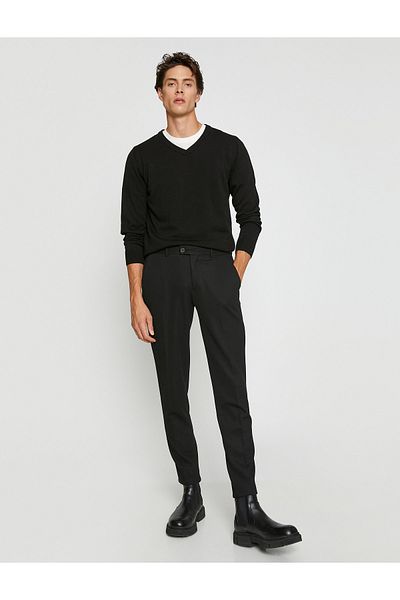 Koton Basic Knitwear Sweater V Neck