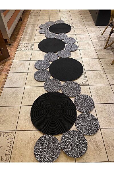 Rönesans Tekstil Hasır Jüt Bej Yolluk Halı Kilim