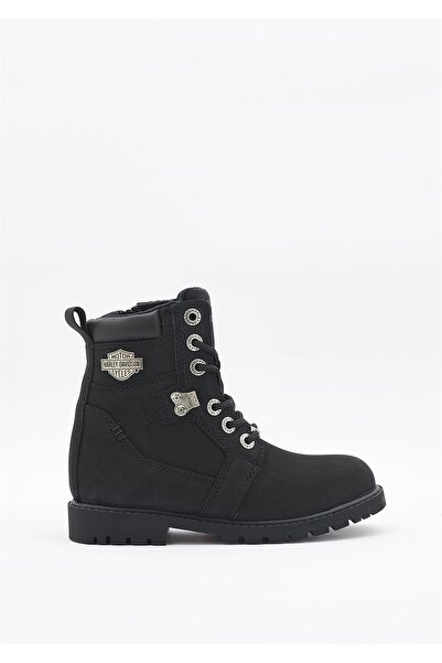 Harley Davidson Cizme Harley-davidson Arles pentru copii din nubuc negru