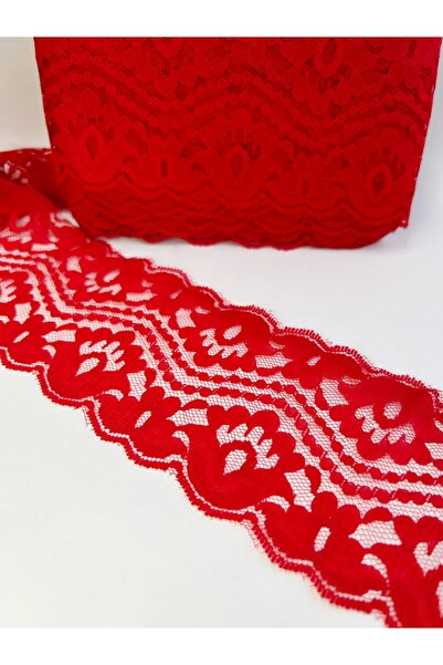 VALAR Kırmızı Dantel 2 Metre