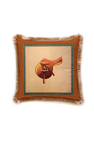 Adawall Saddle Desen Kadife Yastık/Kırlent (Dolgu Boncuk, Elyaf Uluslararası ...