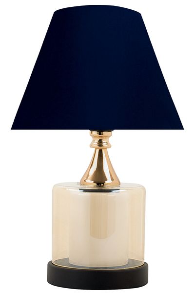 MINIMAL ETICARET VE BILGI TEKNOLOJILERI Lambent Gold Cone Mini Glass Lampshade