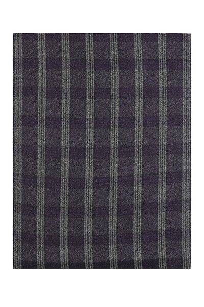 Esgue Plaid Purple Scarf & Camisole