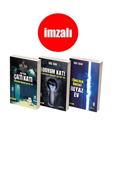 Yediveren Yayınları Imzalı Beyaz Ev Set - Tünelden Önceki Beyaz Ev - Bodrum Katı - Çatı Katı