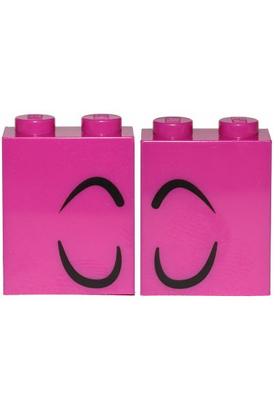 LEGO Original Accessory Custom Moc Brick 1 X 2 X 2 Queen Watevra Closed Eye Brick 1 Pair Will Be Sent