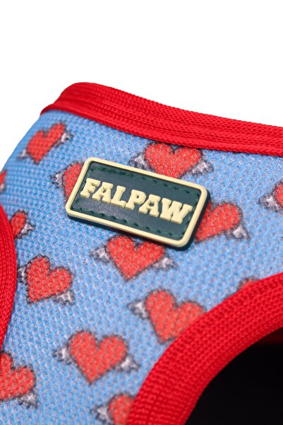 Falpaw Köpek Göğüs Tasması Kalp Desenli