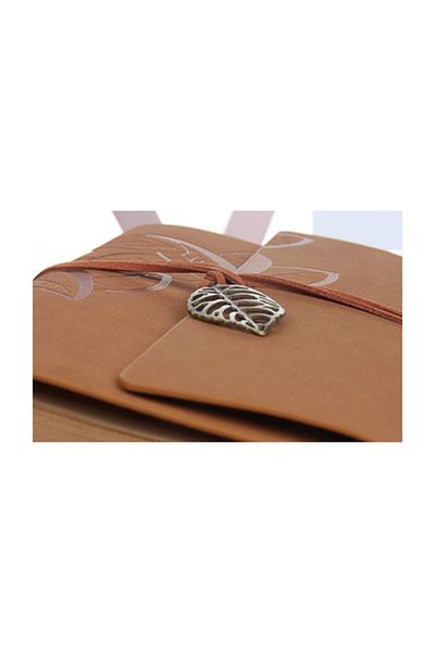 nilhediye Leather Covered Diary Book