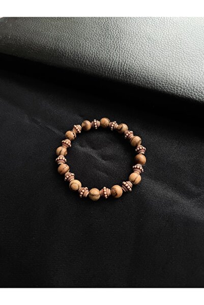 Padore Accessory Erkek - Bal Kahve Şık Tasarım Ahşap Bileklik | Handcrafted