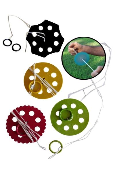 RoseRoi 10 Pieces Stringed Ruffle Nostalgic Educational Toy