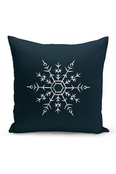 Filamente New Year Christmas Pattern Double Sided Digital Printed Throw Pillow Cover