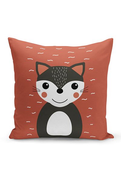 Filamente Children's Baby Room Digital Printed Throw Pillow Cover