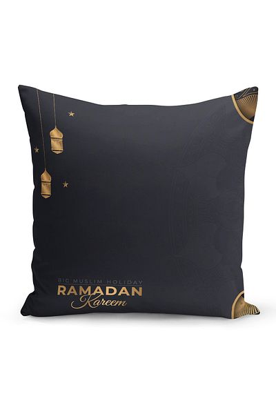 Filamente Husă de pernă cu model special Ramadan, imprimată digitală, pe două fețe