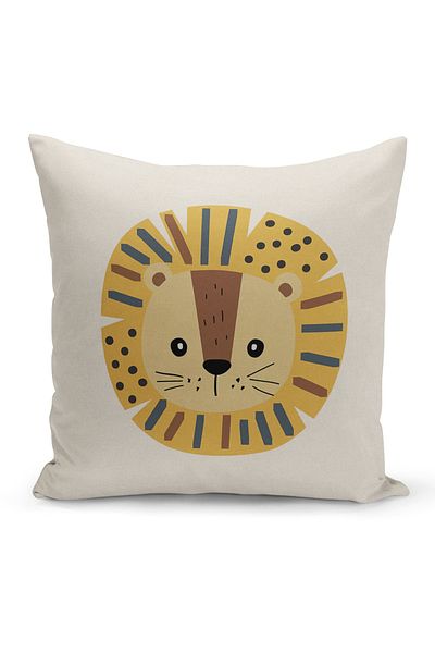 Filamente Children's Baby Room Digital Printed Throw Pillow Cover