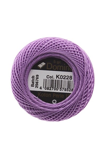 domino خيط تطريز كوتون بيرل 5 جرام رقم: 12 - K0228