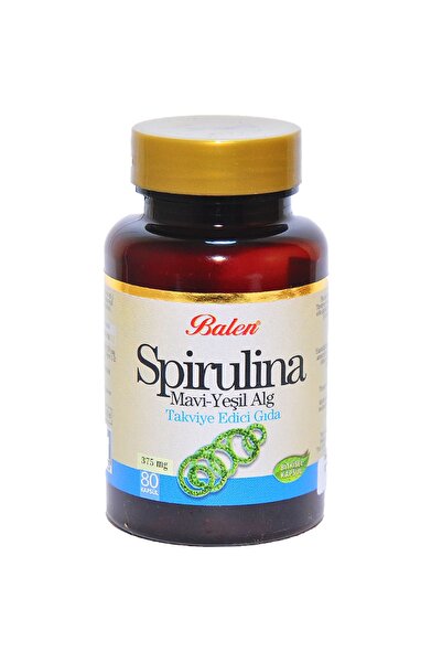 Balen Spirulina Mavi Yeşil Alg 80 Kapsül