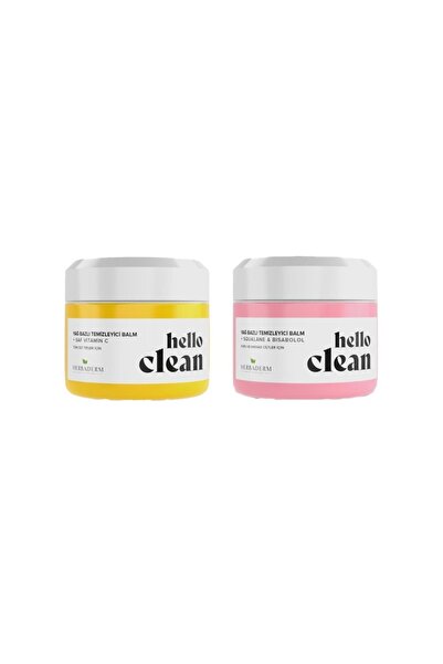 Herbaderm بلسم التنظيف المعتمد على الزيت من Hello Clean، فيتامين C النقي والس...