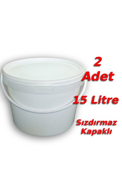 Decotone 15 Lt Plastik Kapaklı Kova Hobi Boya Gıda Yoğurt Fermantasyon Kovası...