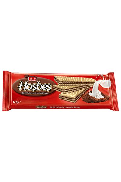 GROS Eti Hoşbeş Kakao Kremalı Kakaolu Gofret 142 G 20'li