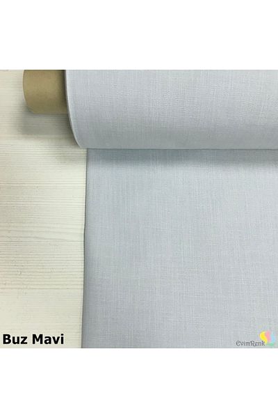 Renk Tekstil Λινό ύφασμα πλάτους 300 cm Ice Blue