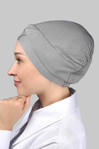 Altobeh Four-Band Cross Exterior Clipboard Ready Turban Jersey - Gray