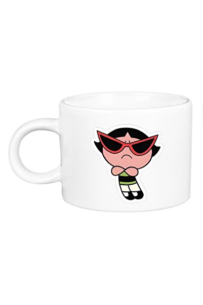 Öz Kupa Powerpuff Girls Buttercup Porcelain Motto Cup