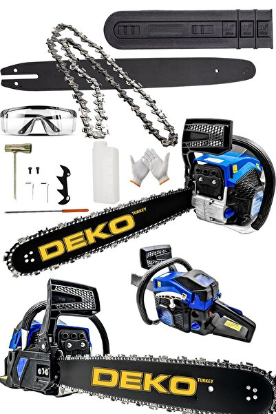 DEKO TURKEY Turbo Dkt6200 Çelik Krank Benzinli Ağaç Odun Dal Kesme Makinesi M...