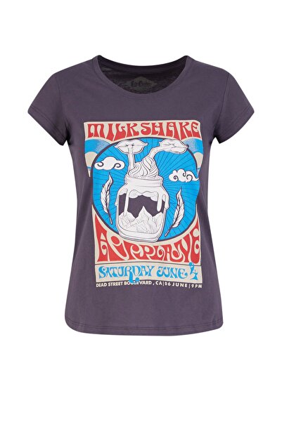 Lee Cooper Women's Anthracite T-Shirt