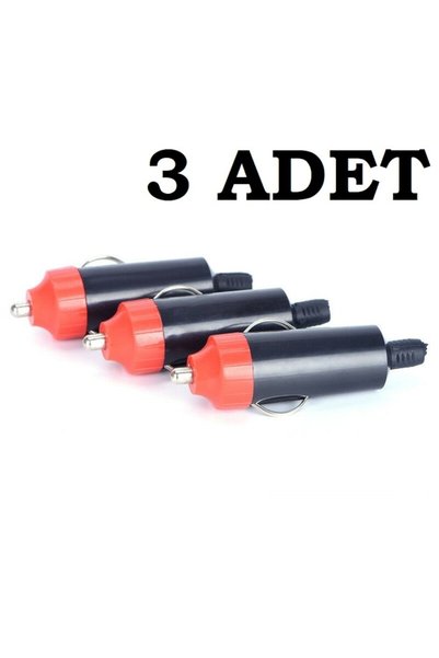 Maroces Car Cigarette Lighter Plug Male Portable Car Cigarette Lighter 3 Pieces