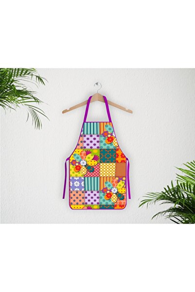 Limon Soft مريلة مطبخ مطبوعة رقمية مقاومة للسوائل بتصميم هجين