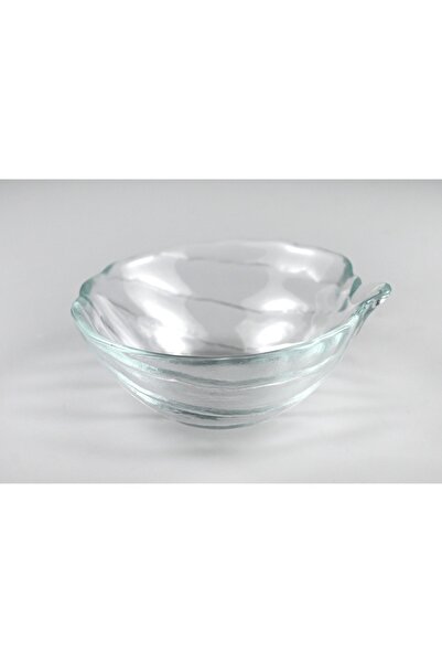 HERITAGE Glass Pumpkin Soup Salad Bowl Transparent 12 Cm