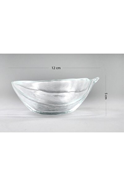 HERITAGE Glass Pumpkin Soup Salad Bowl Transparent 12 Cm