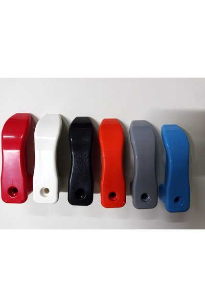 SWİSTAR Barrier-Type Secure and Shatterproof Door Handle (Blue - White)