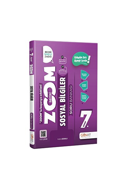 Günay Yayıncılık Günay Yayınları 7. Sınıf Sosyal Bilgiler Zoom Serisi Soru Ba...